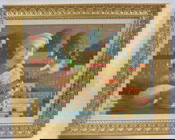 SASHA BASSARI, B. 1963 LARGE OIL ON CANVAS, BOY