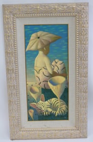 SASHA BASSARI, B. 1963 OIL ON CANVAS ENTITLED BOY