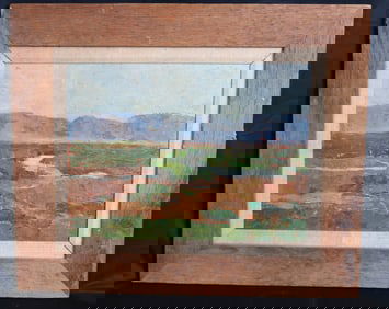 SUSAN GRISELL, B. 1946 CT. OIL ON MASONITE,