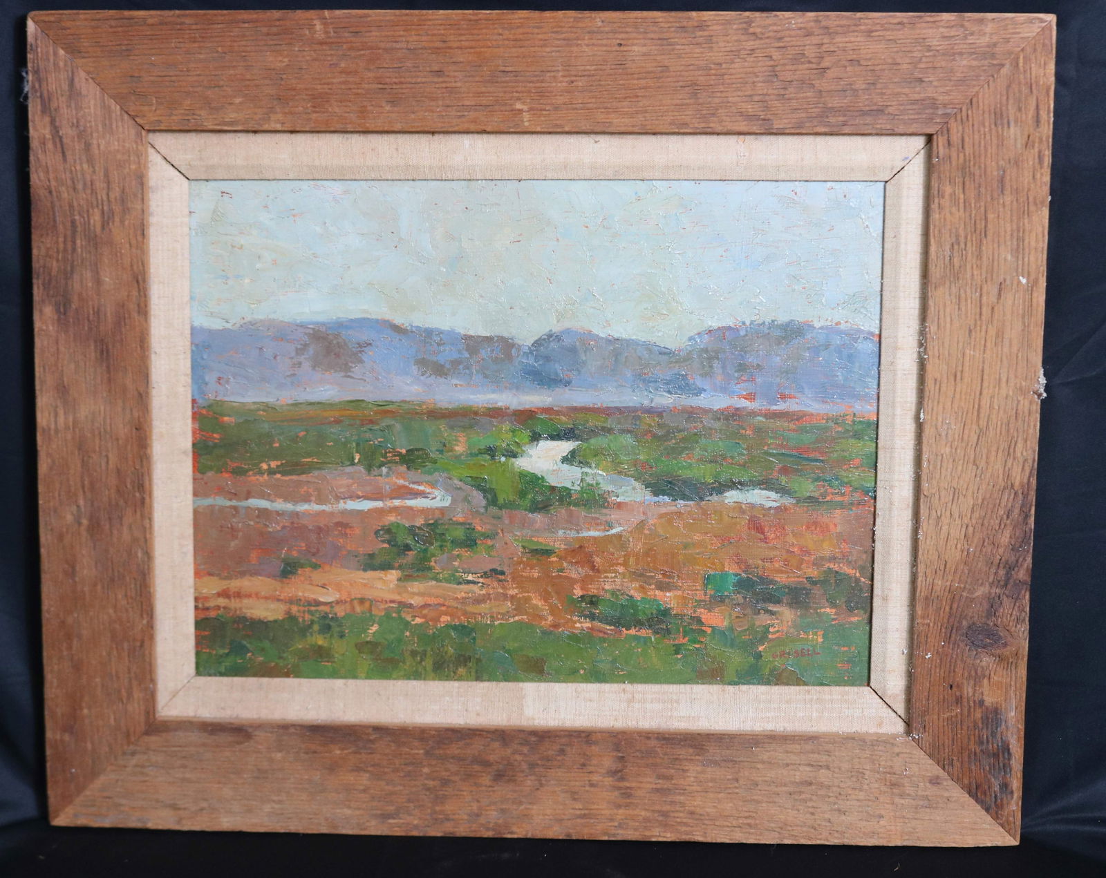 SUSAN GRISELL, B. 1946 CT. OIL ON MASONITE, (1 of 3)