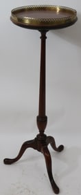 CUSTOM MAHOGANY FERN STAND, QUEEN ANNE STYLE,