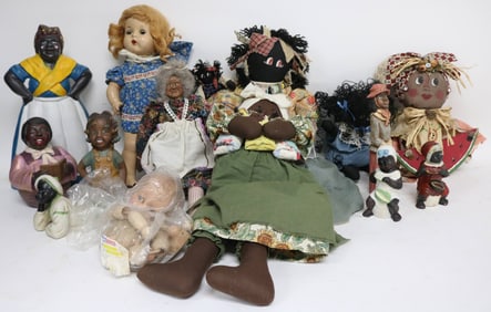 14 MISC. DOLLS & FIGURES, CAST IRON JEMIMA