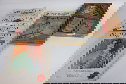 14 MISC. EPHEMERA ITEMS, 4 MCCALLS MAGAZINES, 2