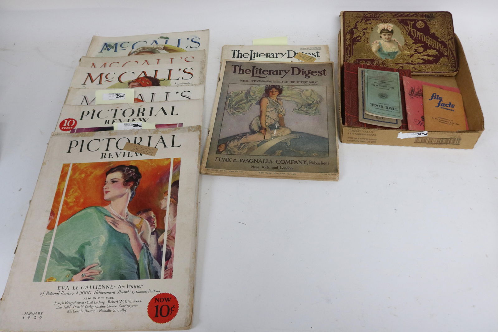 14 MISC. EPHEMERA ITEMS, 4 MCCALLS MAGAZINES, 2 (1 of 5)