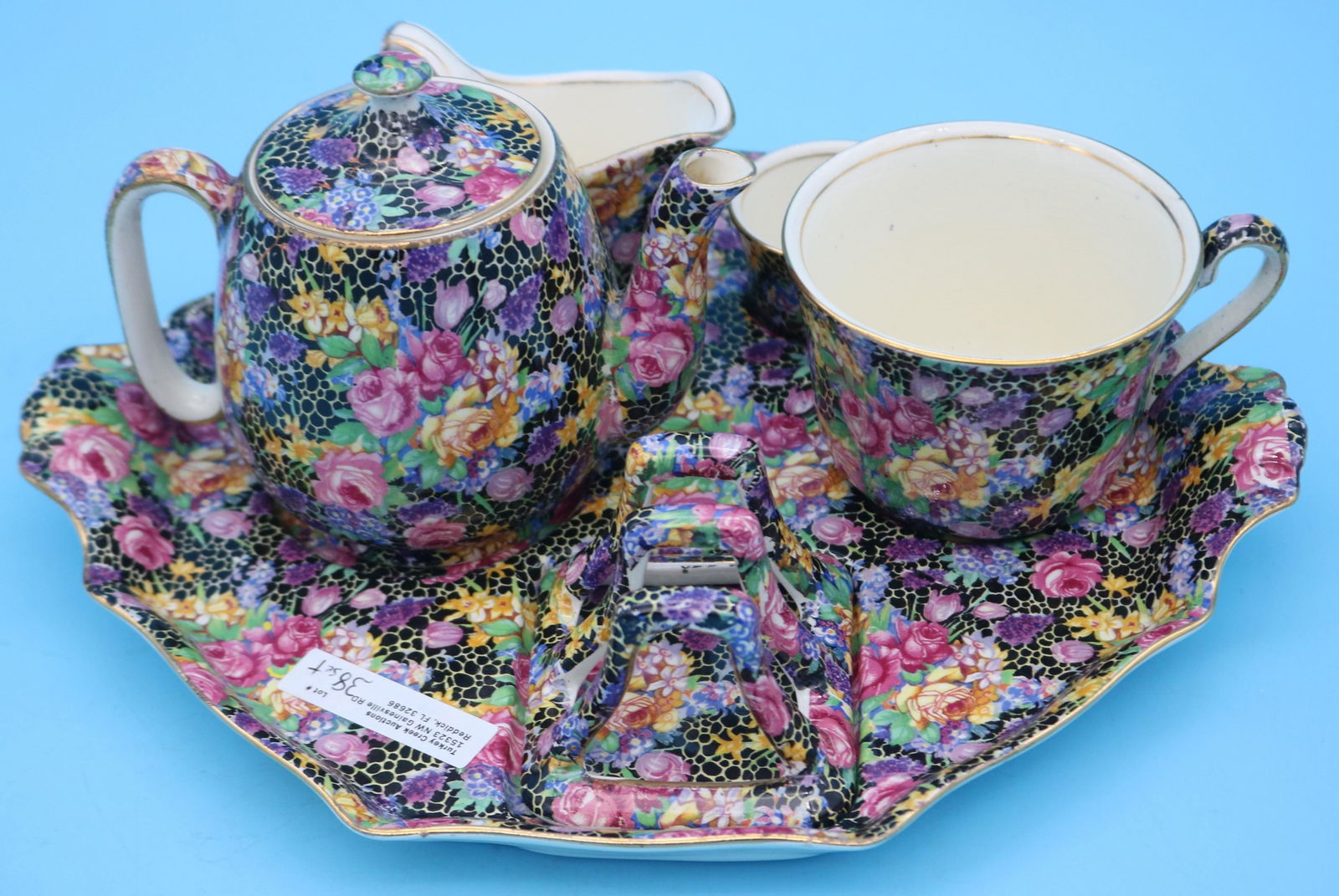 ROYAL WINTON CHINTZ BREAKFAST SET, "HAZEL" - 2