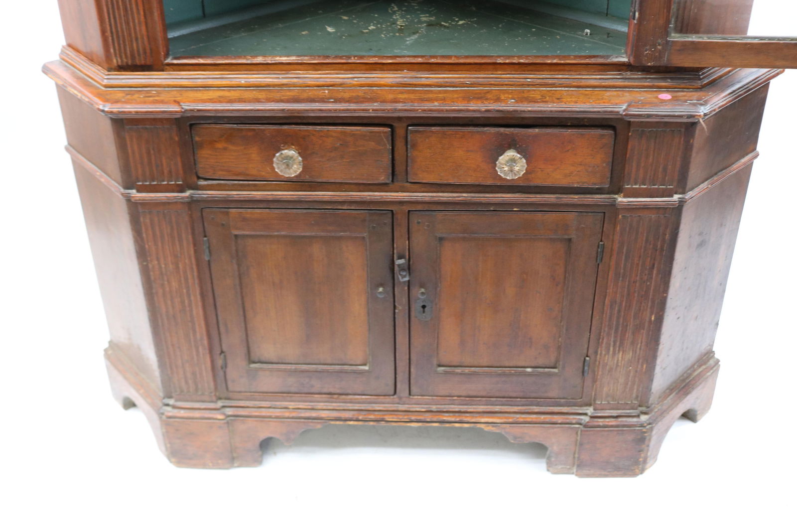 18TH C. ARCHITECTURAL , ARCHED GLAZED UPPER DOOR, - 4