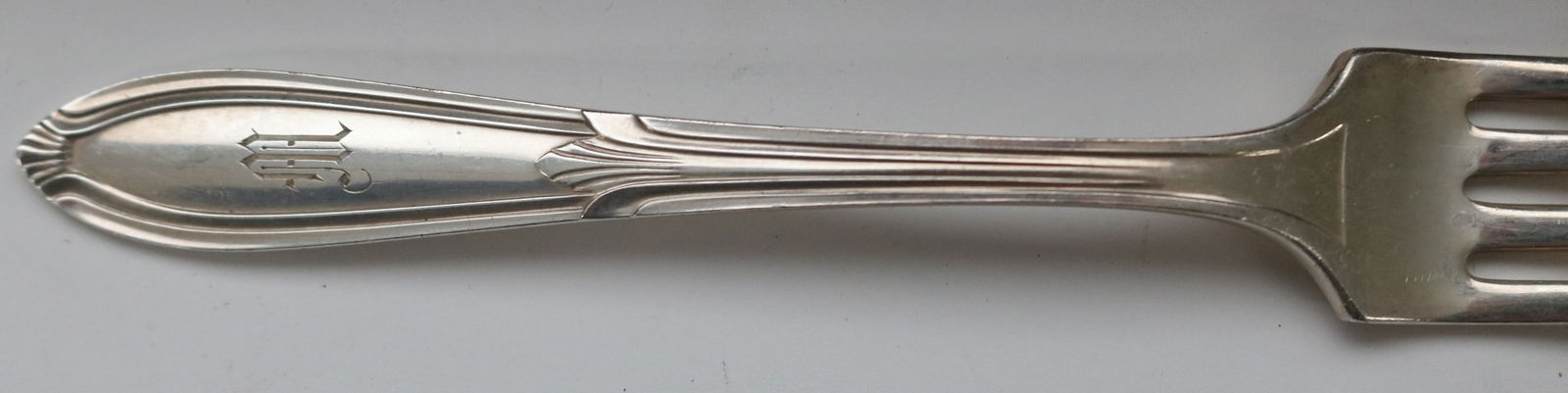 60 PCS. STERLING FLATWARE SET, MONOGRAMMED, (8) 6 - 2