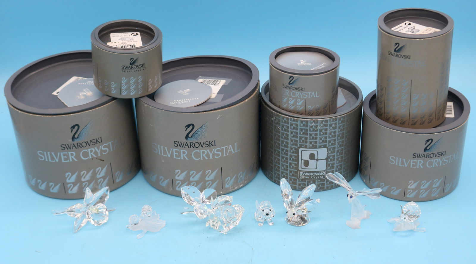 LOT OF 7 SWAROVSKI CRYSTAL FIGURES WITH ORIGINAL (1 of 3)