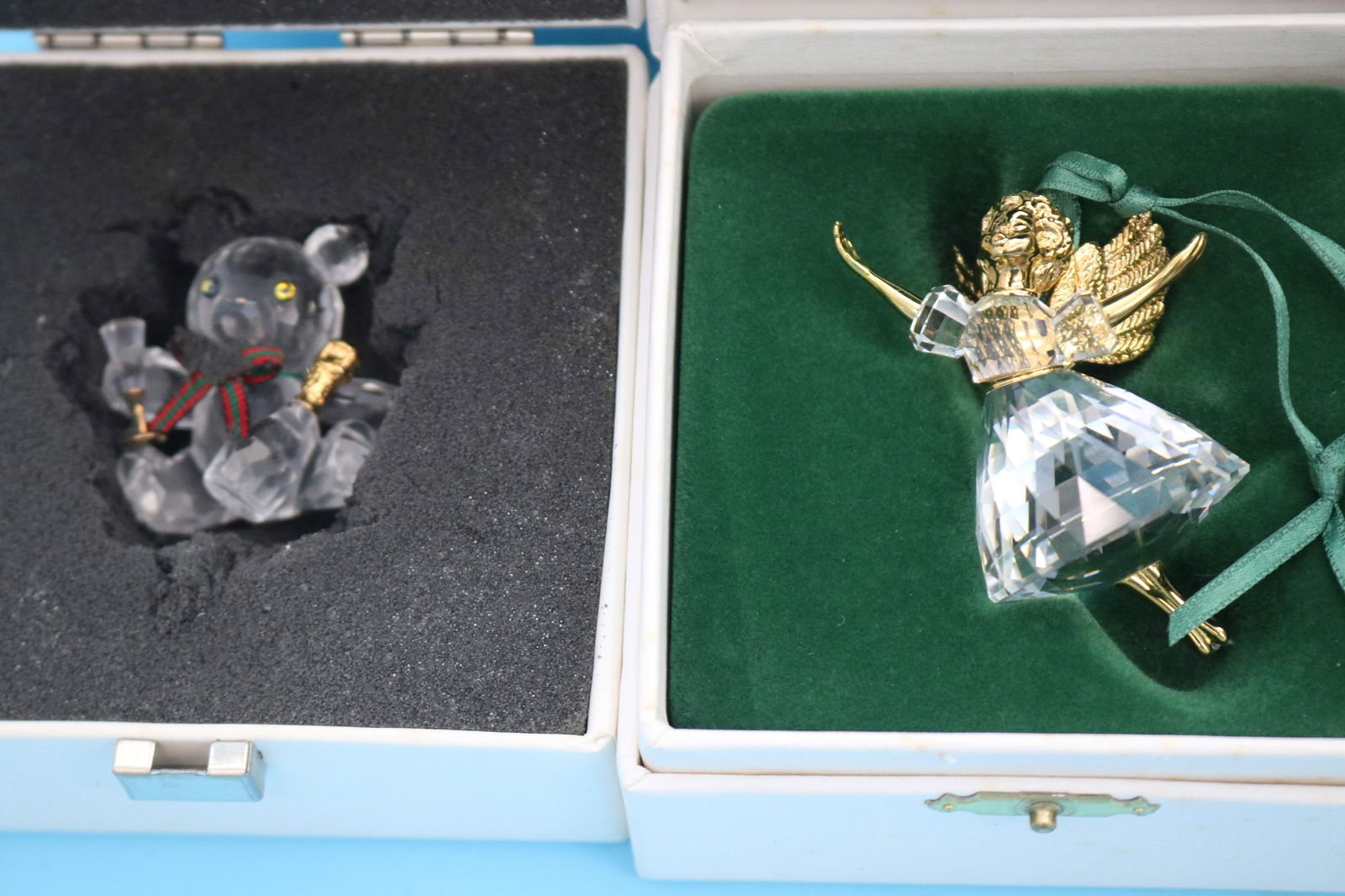 5 SWAROVSKI CRYSTAL FIGURES WITH BOXES, MONKEY, - 2