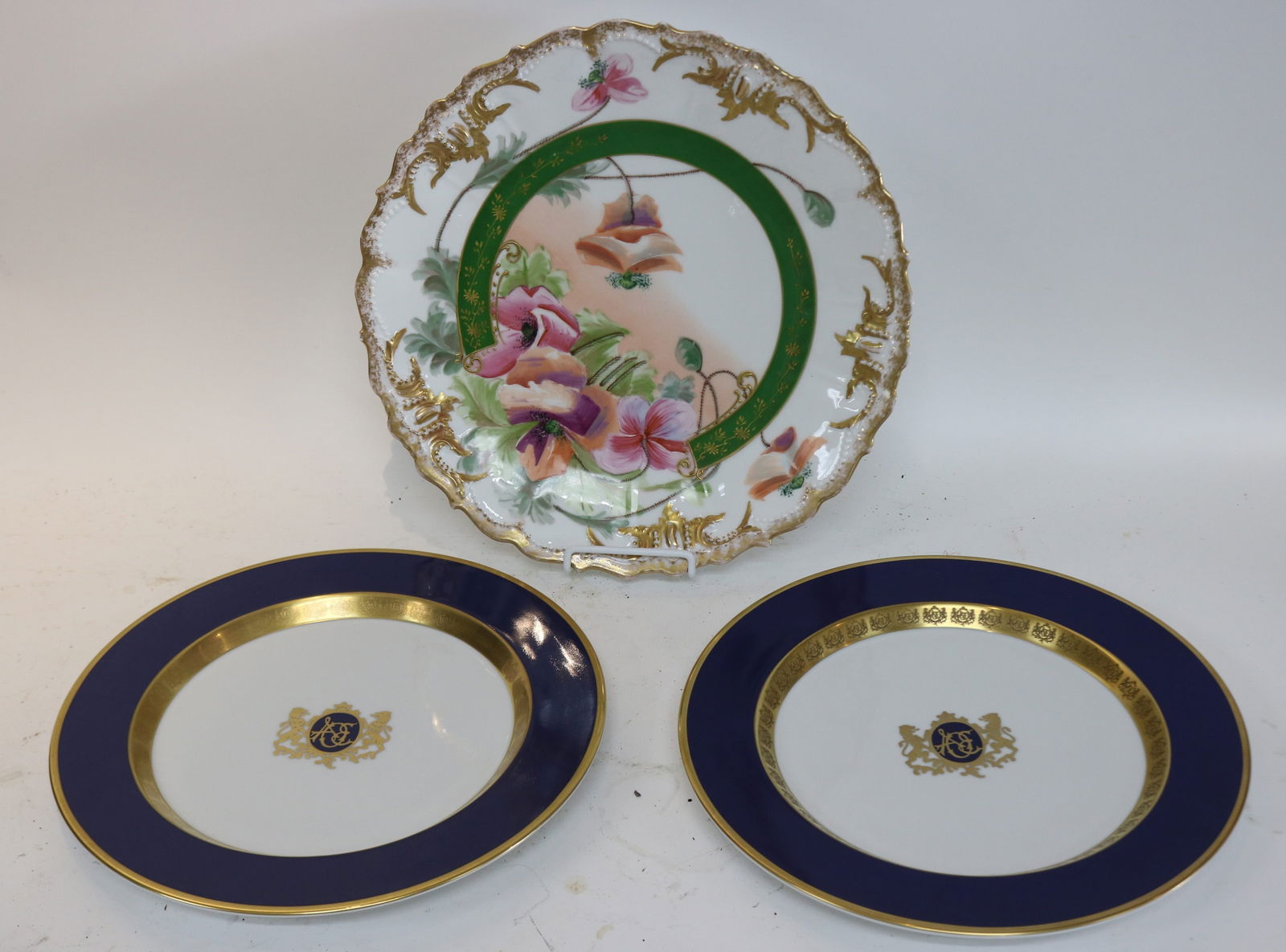 3 LARGE PORCELAIN PLATES, 2 ORIENTAL EXPRESS (1 of 3)