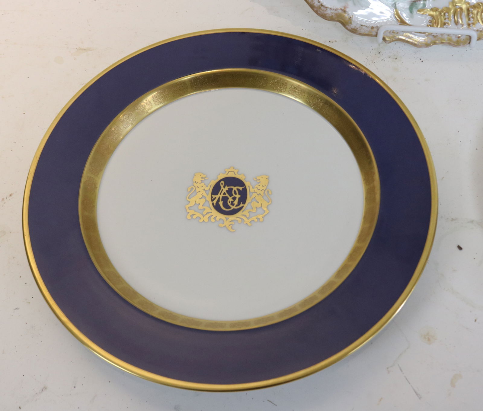 3 LARGE PORCELAIN PLATES, 2 ORIENTAL EXPRESS - 2