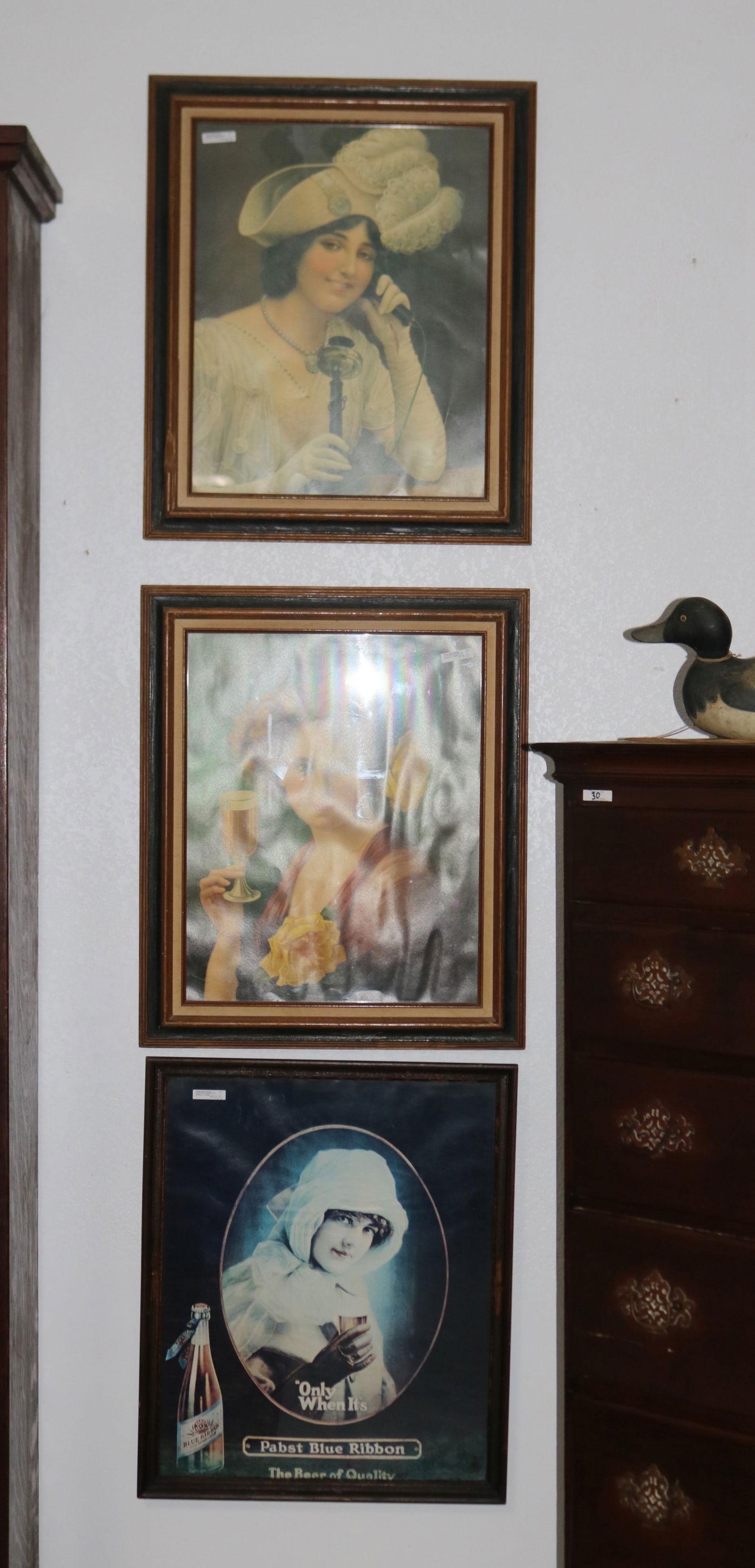 3 FIGURAL VICTORIAN STYLE PRINTS: SEE PHOTO