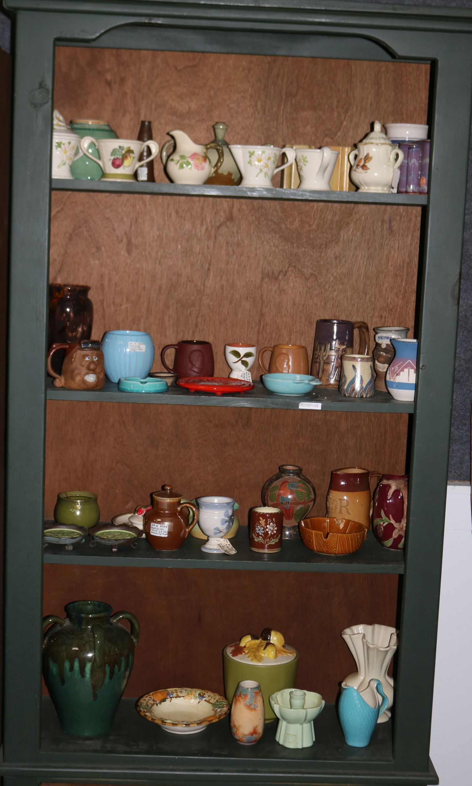 46 MISC. PCS. POTTERY, STANGL, MCCOY, FRANCISCAN,: ETC.