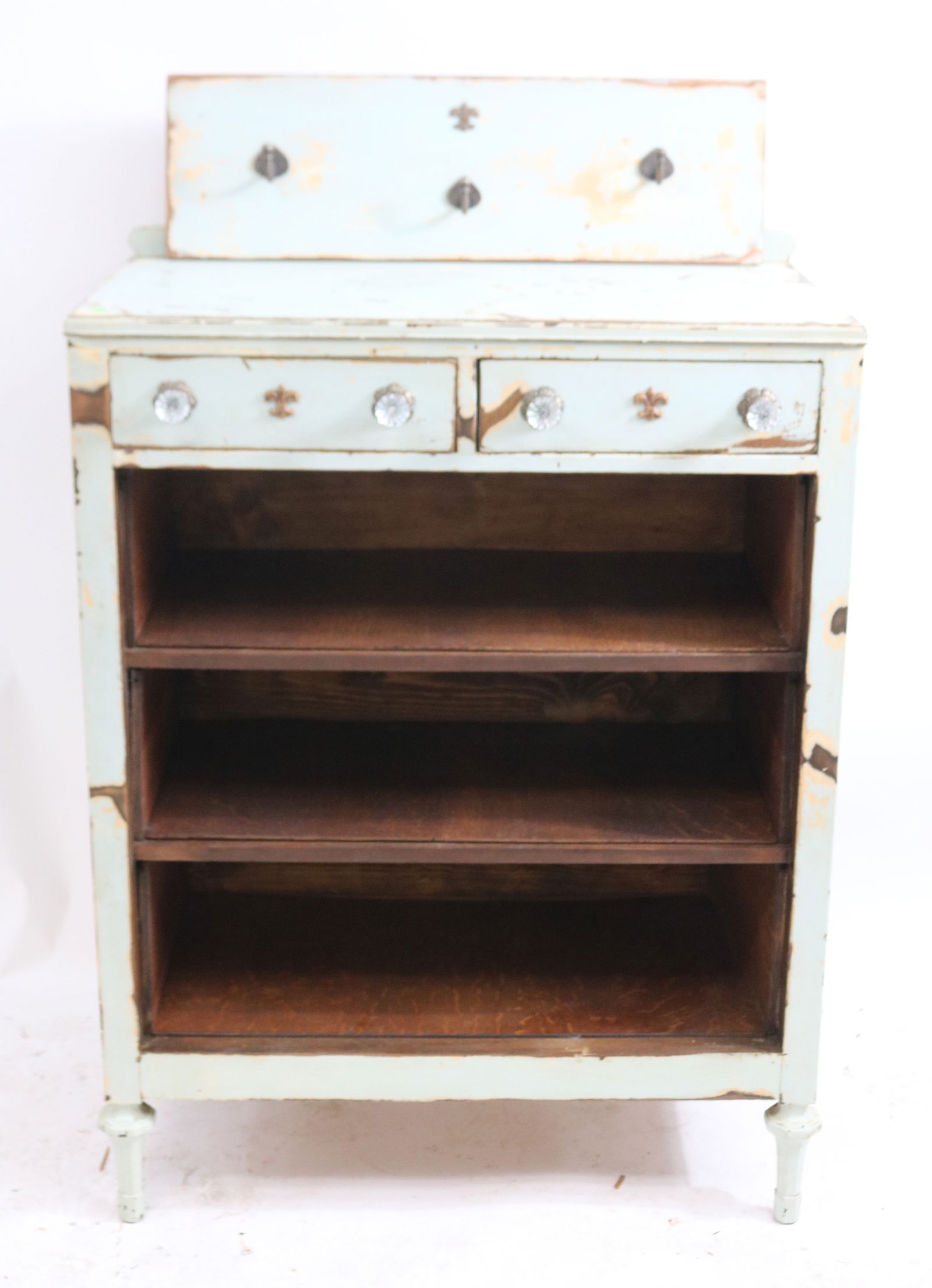 SHABBY CHIC REPURPOSED CHEST WITH MATCHING WALL (1 of 2)