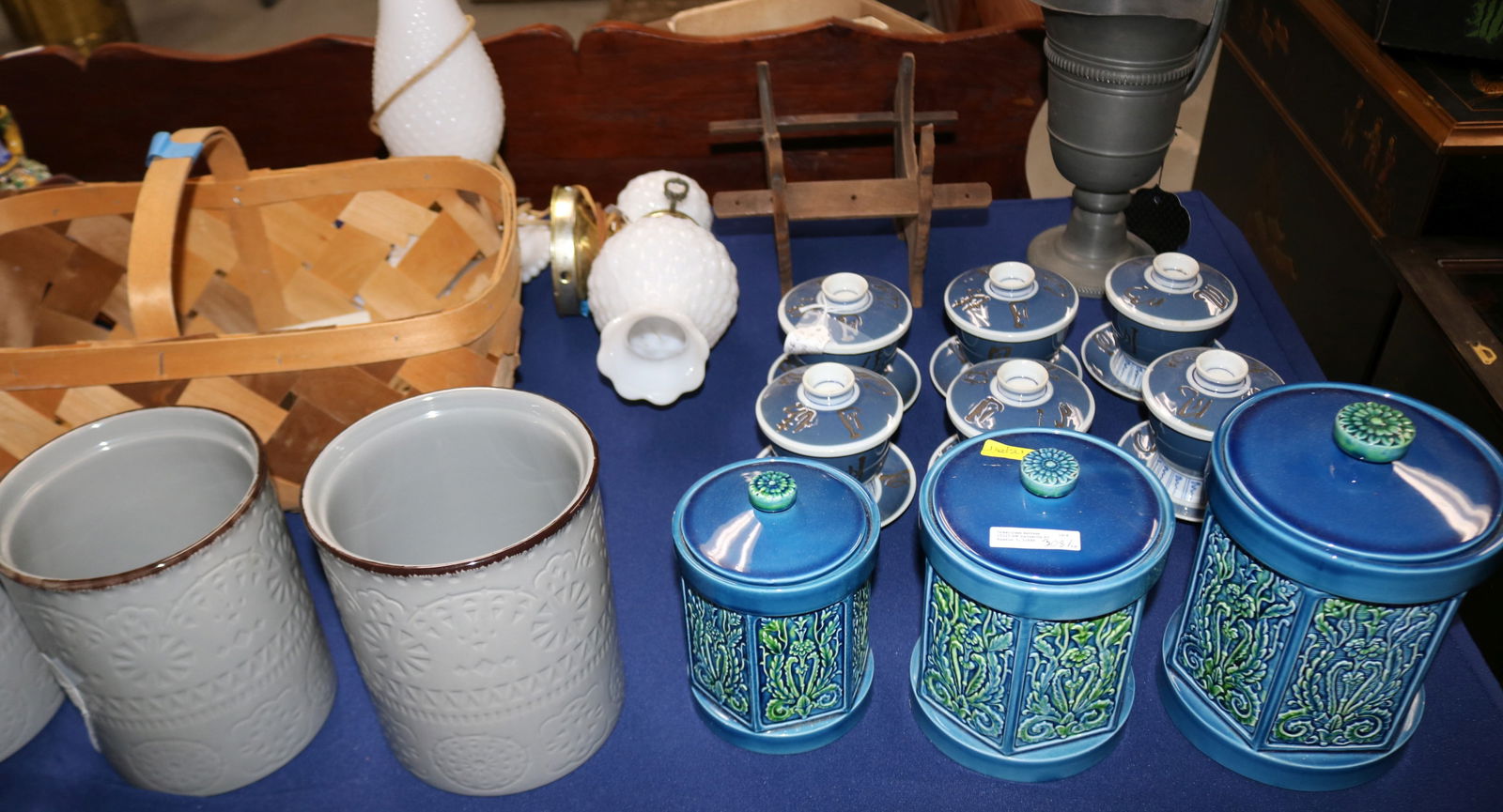 LARGE LOT MISC. ITEMS, 40+, VASES, DECORATIVE - 2