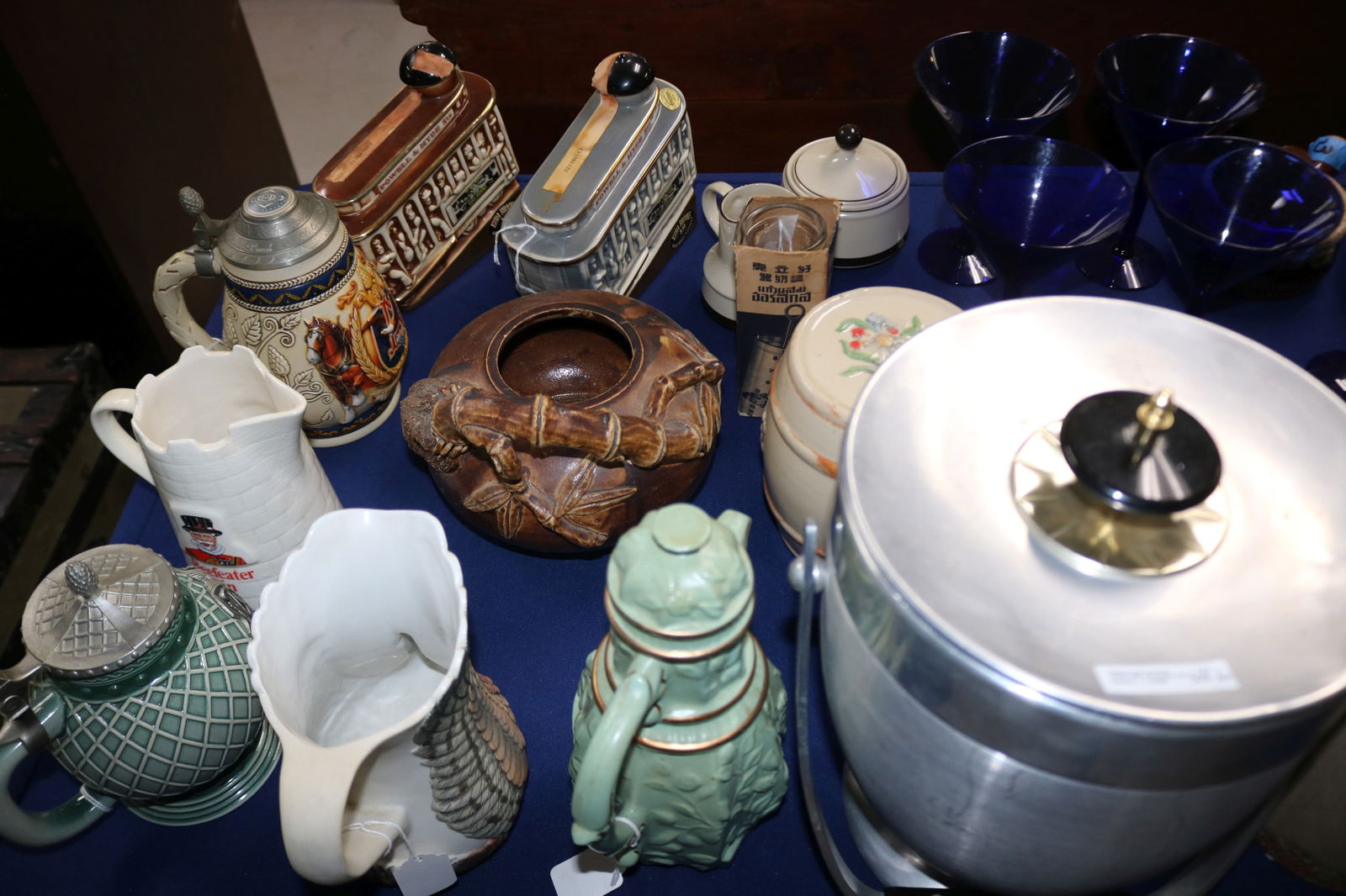 LARGE LOT MISC. ITEMS, 40+, VASES, DECORATIVE - 5
