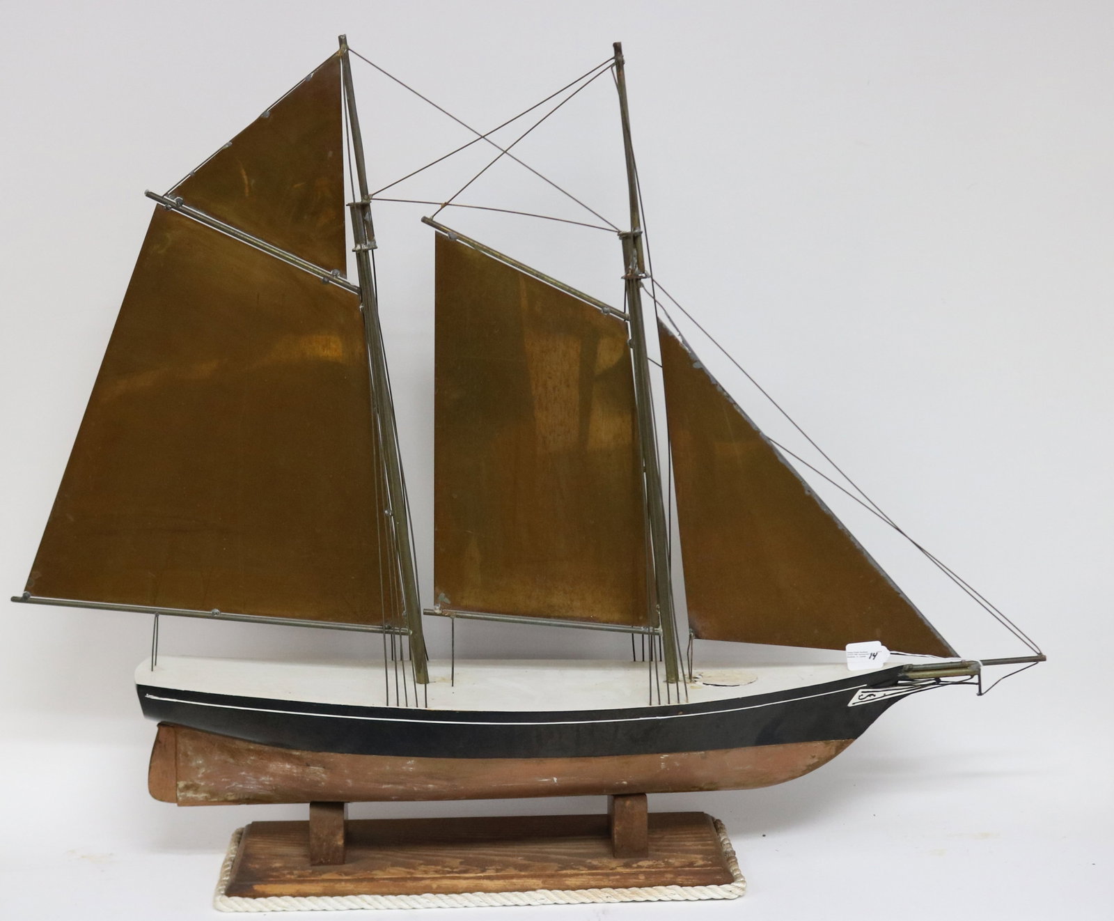 QUALITY CUSTOM MADE SCHOONER WEATHERVANE ON - 2