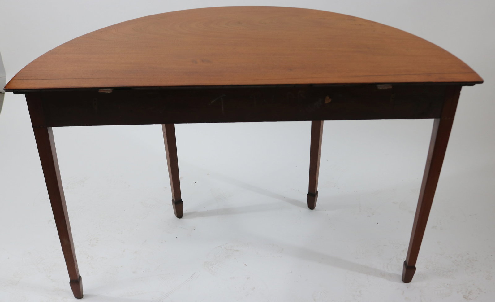 19TH C. 3 PART HEPPLEWHITE BANQUET TABLE, - 5