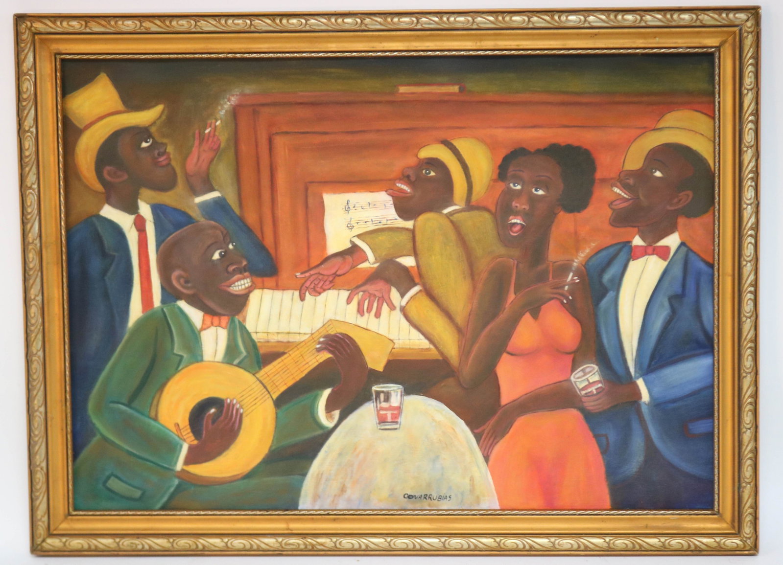 AFTER MIGUEL COVARRUBIAS, 1904-1957 MEXICO, OIL (1 of 3)
