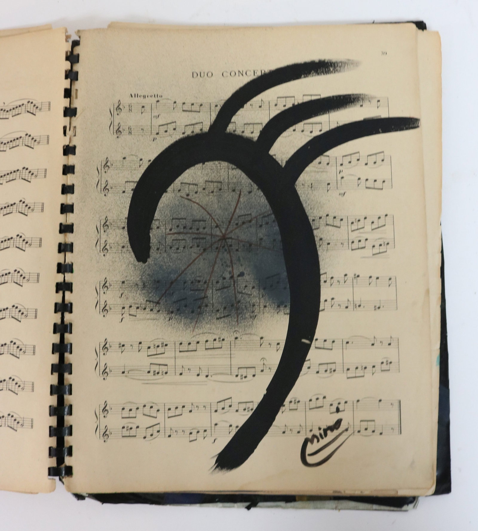 AFTER JOAN MIRO, 1893-1983, SPAIN, OLD SHEET - 6