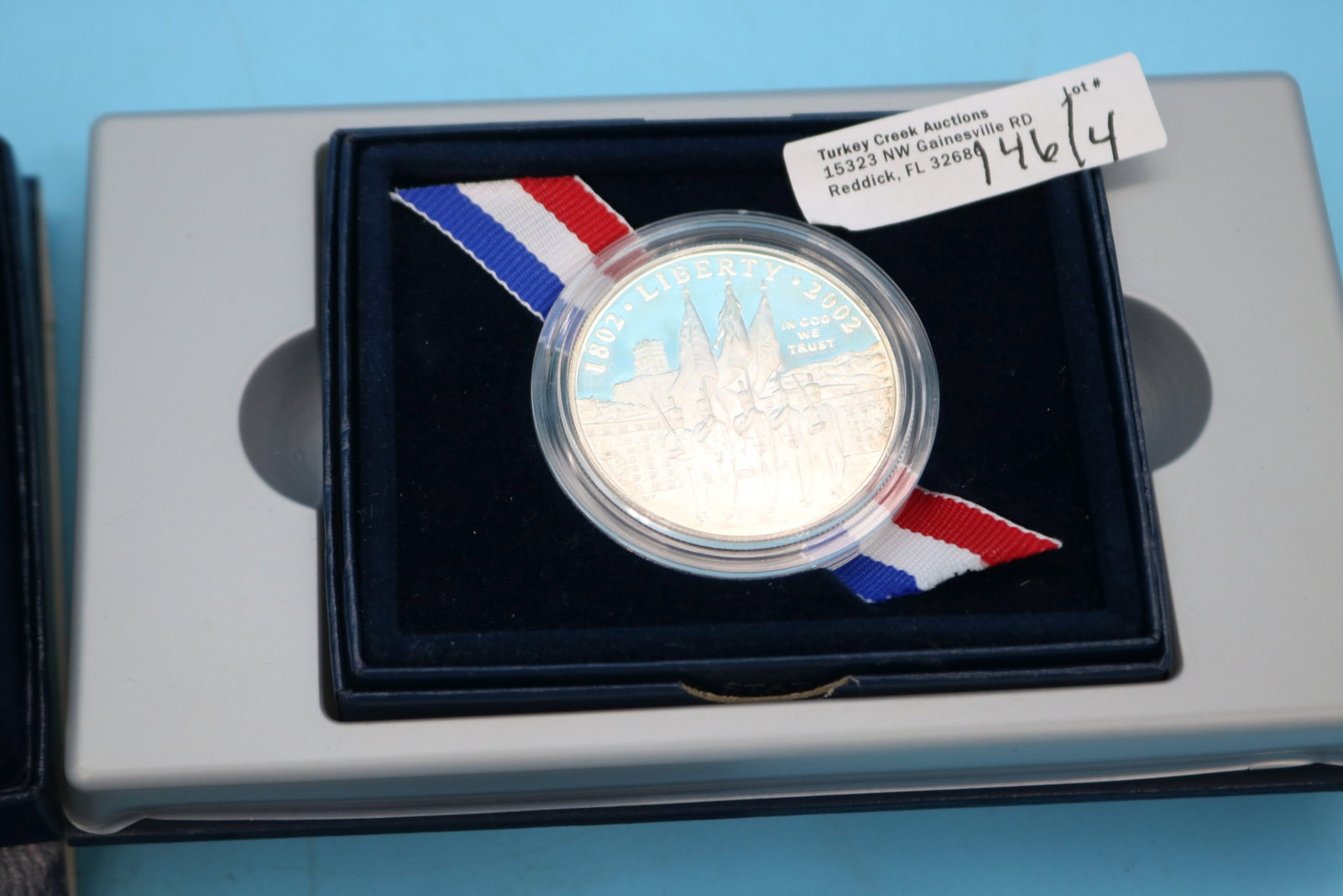 4 C.S. SILVER COINS, 3 COMMEMORATIVE SILVER - 3