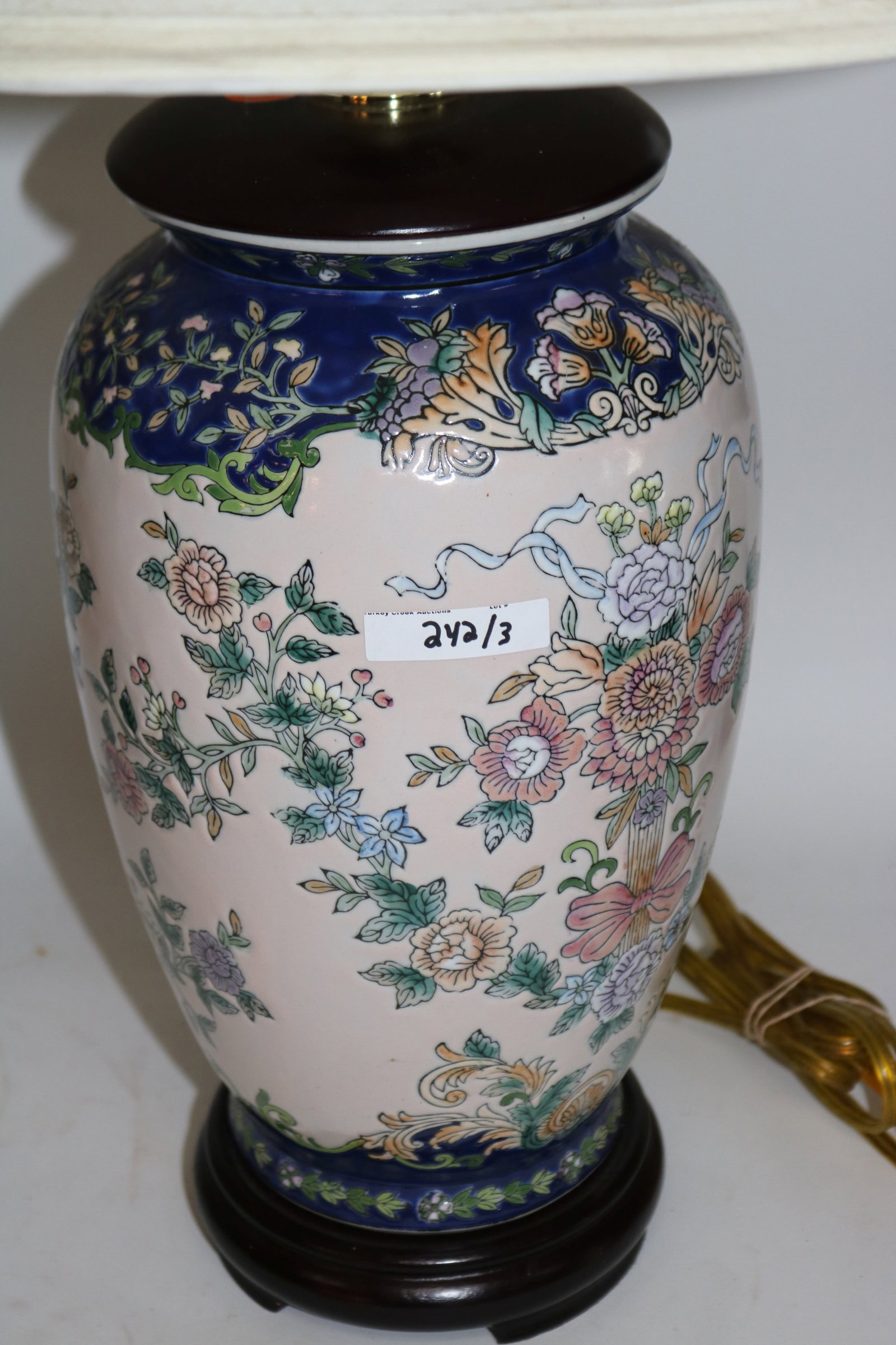 3 CONTEMPORARY ORIENTAL PORCELAIN GINGER JAR - 2