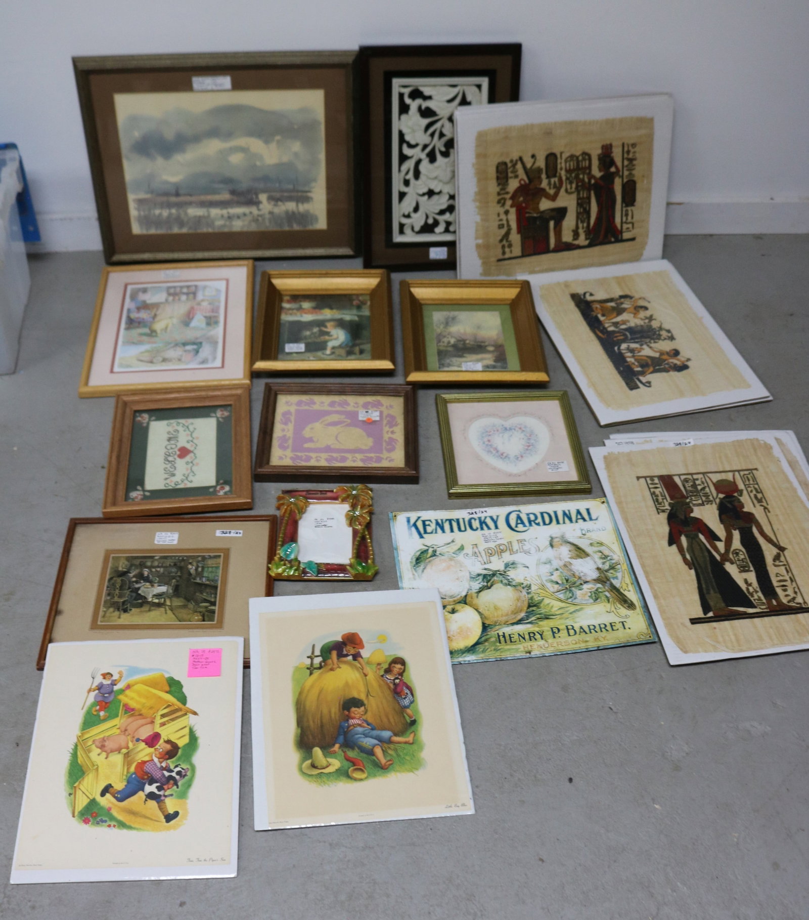 24 MISC. FRAMED & UNFRAMED PICTURES (1 of 3)