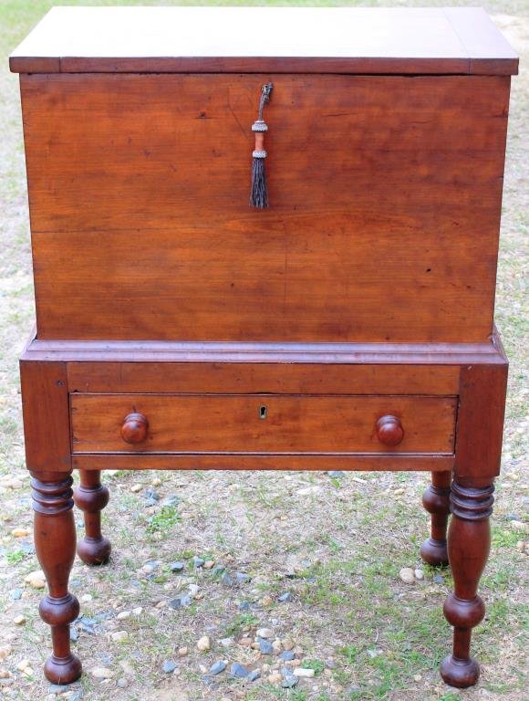 Dollhouse Miniature Oak Wood Buffet Filled with Springtime China