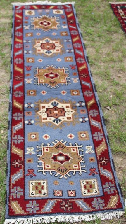 RUG #642, 2' 1" X 6' 7" KAZAK: NO DAMAGE NOTED
