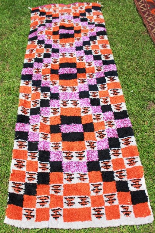 ORIENTAL RUG, #358, MOROCCAN RUNNER, (1 of 1)