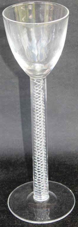 GLASS STEUBEN TALL GOBLET (1 of 1)