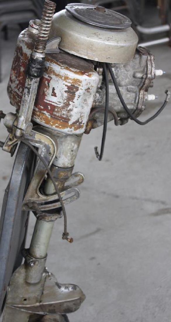 VINTAGE JOHNSON BROTHERS OUTBOARD MOTOR, MODEL: IT39, UNKNOWN CONDITION, 37" H