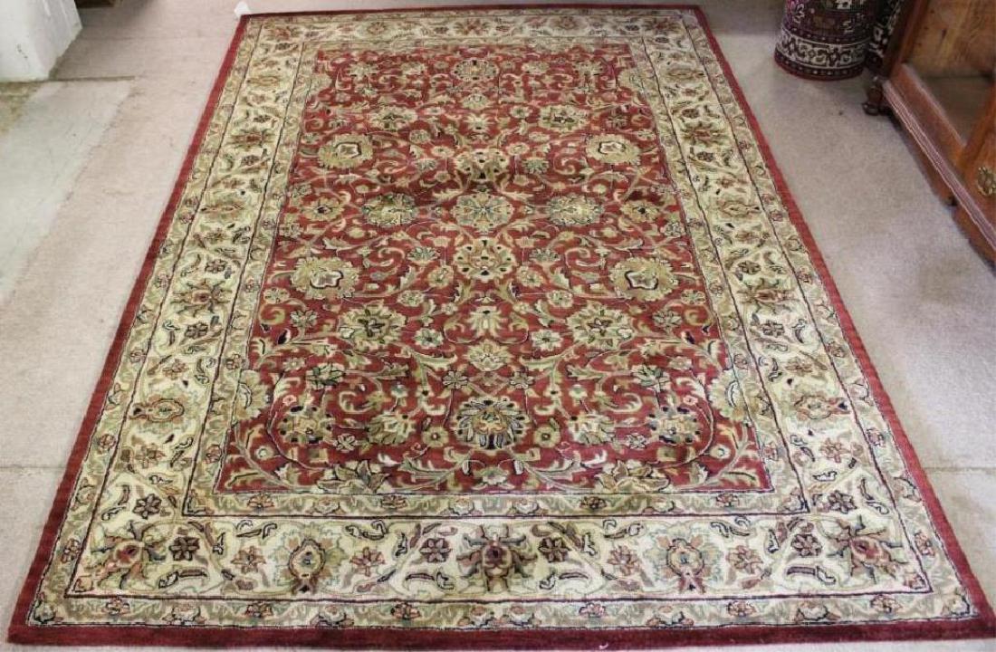 RUG #841, 5' 6" X 8' TUFTED TABRIZ: SEE PHOTO