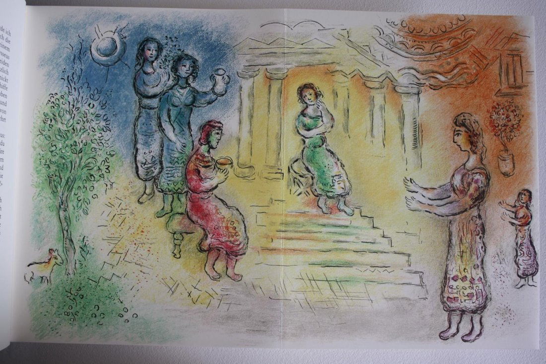 M Chagall Original Signed Lithographs Odyssee Serie (1 of 1)