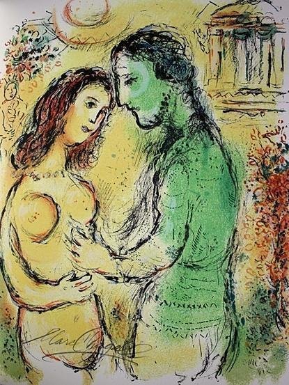 Marc Chagall Signed Lithograph From The Odyssey Suite (1 of 1)