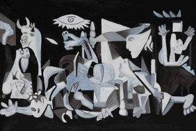 Rare Ltd Edit 1/10 Oil on Canvas "Guernica" Picasso (1 of 1)