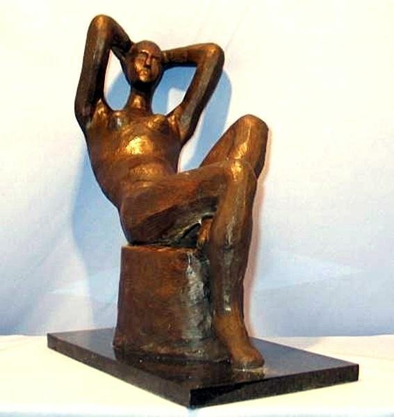 H Matisse Original Bronze Low Edit 4/9 Reclining Women (1 of 5)