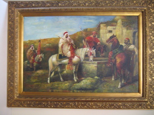 Amazing Original Oil /Canvas Signed Spore Orientaliste (1 of 5)