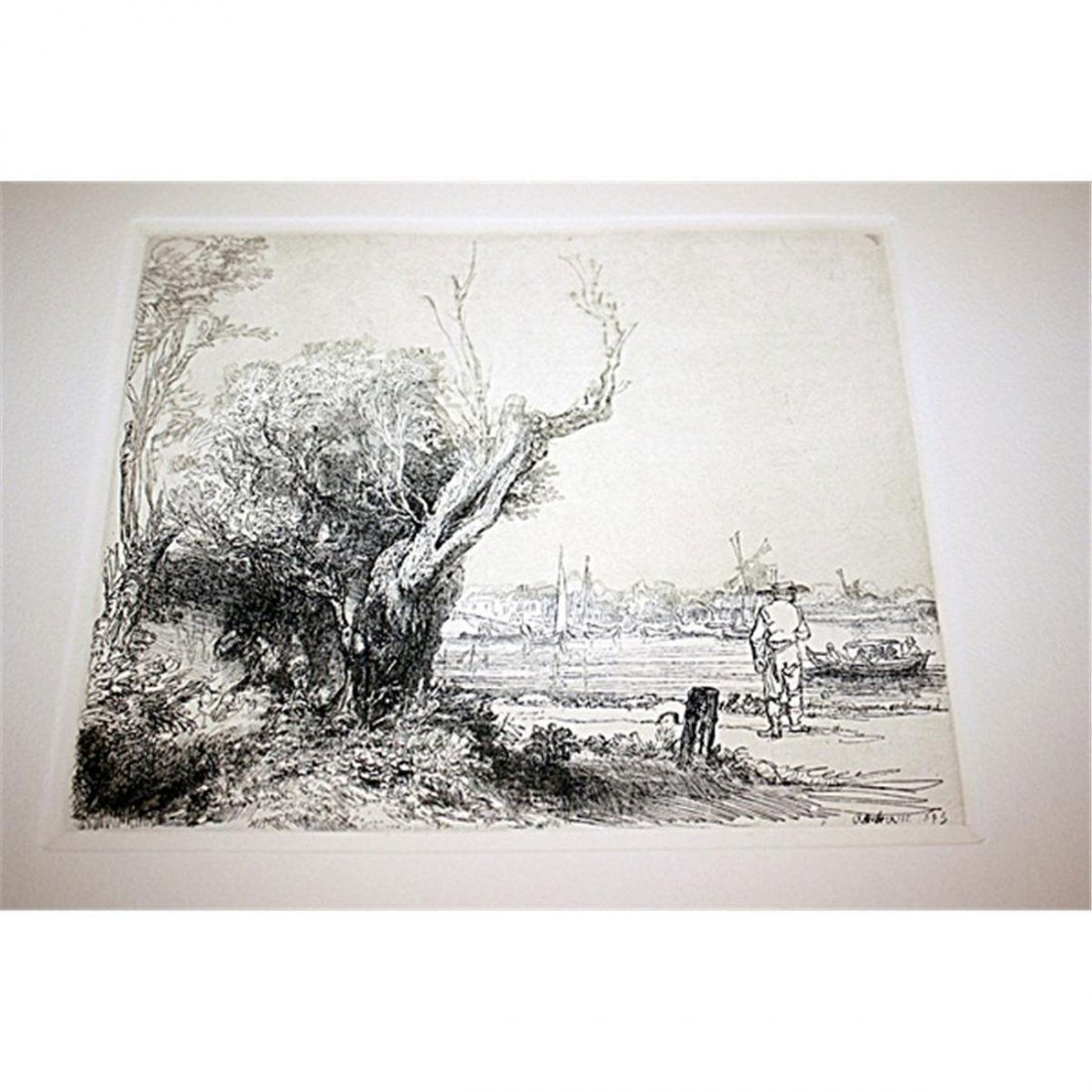 Exquisite After Rembrandt Etching - By Durand 1831-1905 (1 of 2)