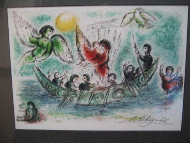 Marc Chagall Signed From The Odyssey Suite COA (1 of 1)