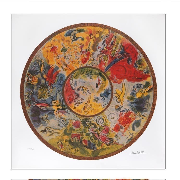 Chagall - Paris Opera Ceiling Edit 457/500 COA (1 of 2)