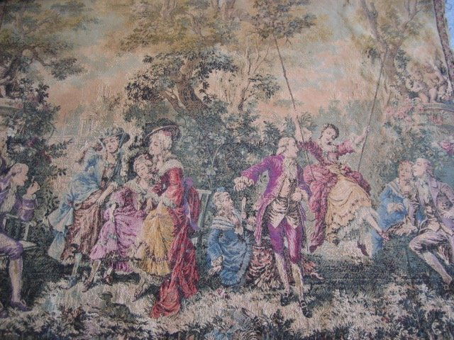 RON WOOD COLL ( ROLLING STONES) OLD TAPESTRY 19TH (1 of 3)