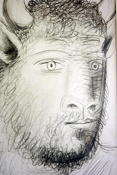 Pablo Picasso Offset -1st.Mai.37 Study # 3 Guernica COA (1 of 3)