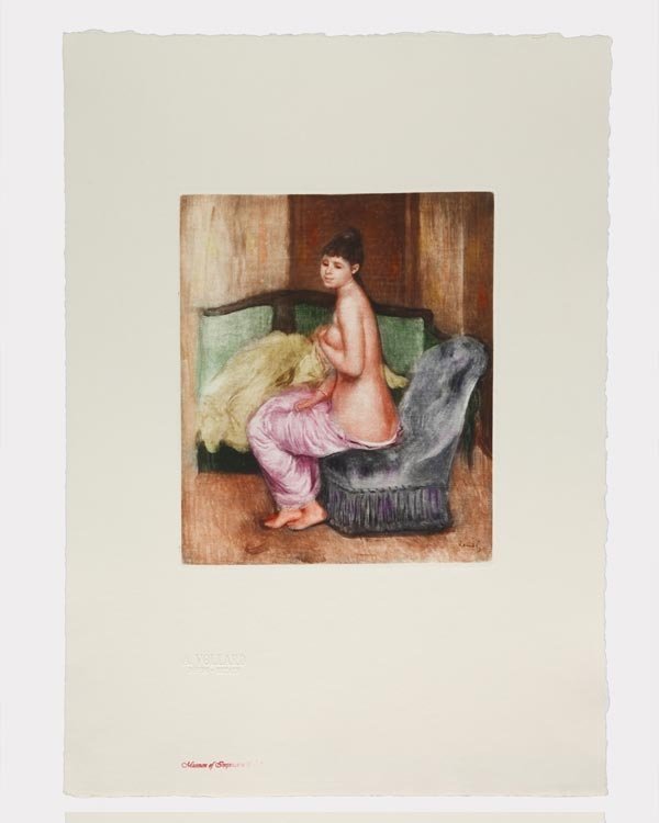 Le Repos- Renoir /Ambroise Vollard - Color Etching (1 of 2)
