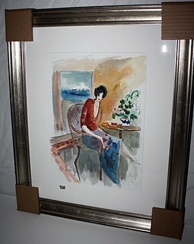 Exquisite I Tarkay Original Watercolor signed COA EDIT (1 of 1)
