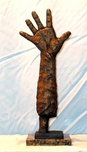 P Picasso Original Bronze Sculpture - PICASSO HAND (1 of 4)