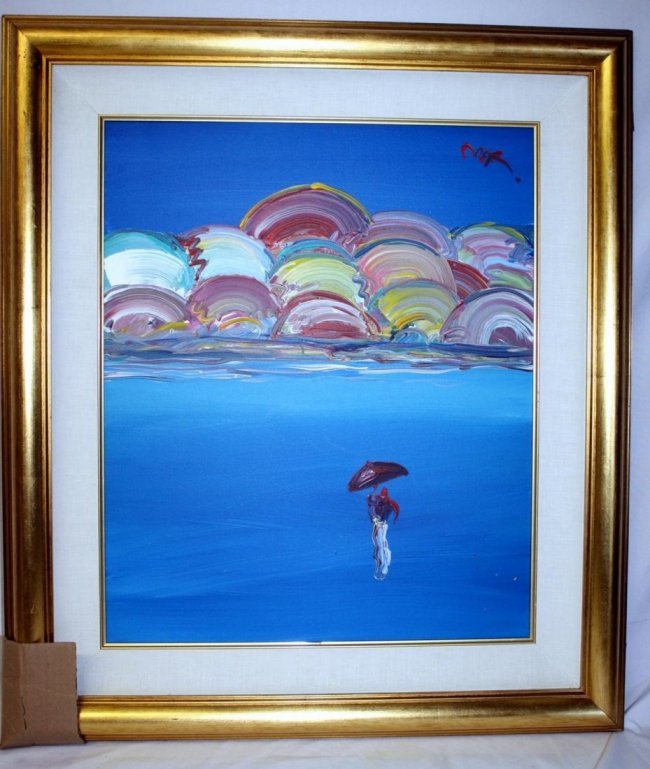 Exquisite Peter Max Original Oil On Canvas - SAGE (1 of 2)