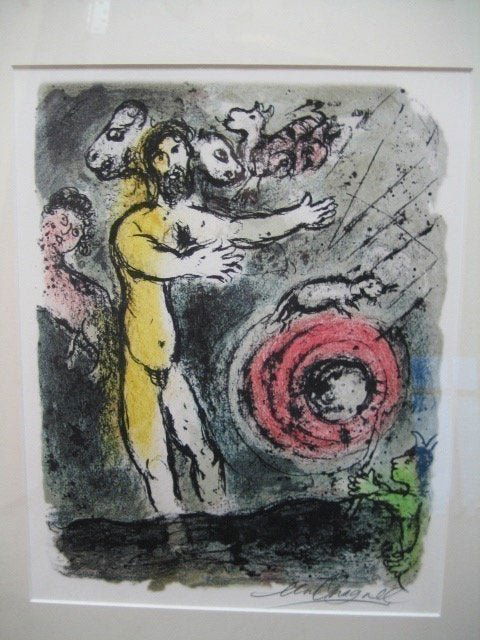 Marc Chagall Signed From The Odyssey Suite COA (1 of 1)