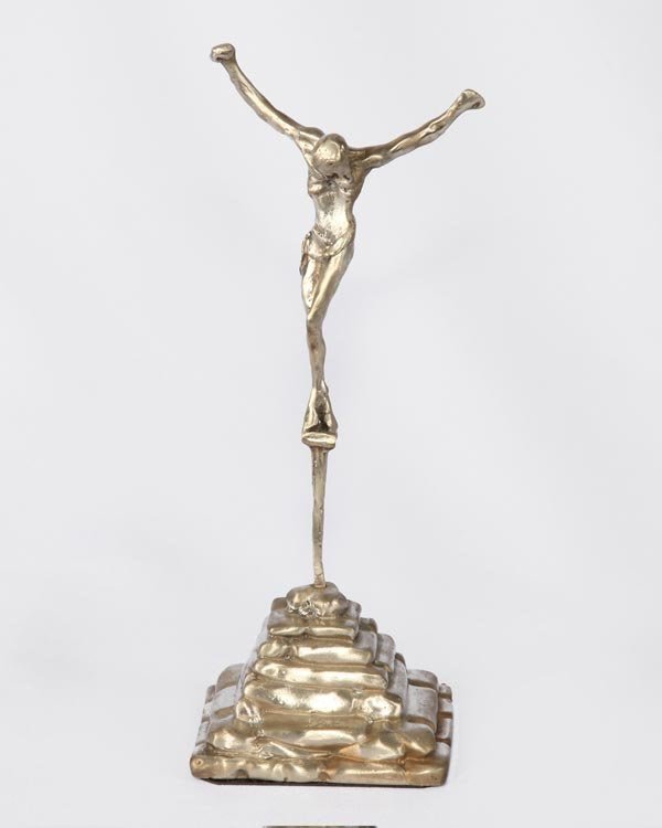 Dali Fine Silver Sculpture - St. John On The Cross Rare (1 of 3)