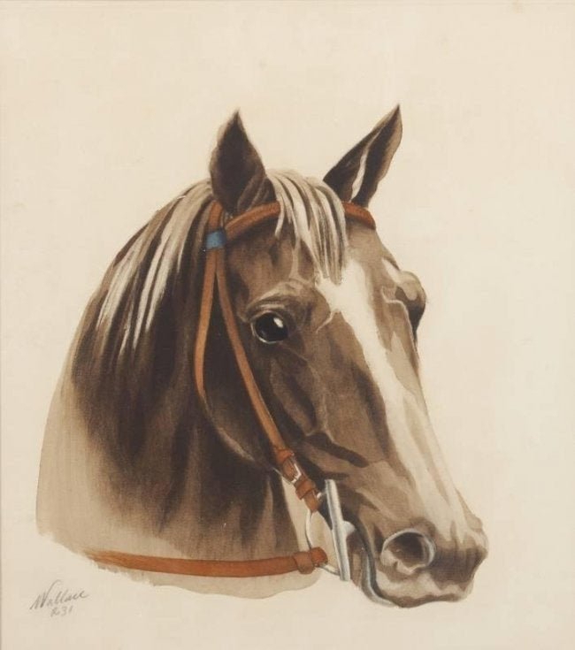 RON WOOD COLL ( ROLLING STONES ) WALLACE EQUINE SIGNED (1 of 1)